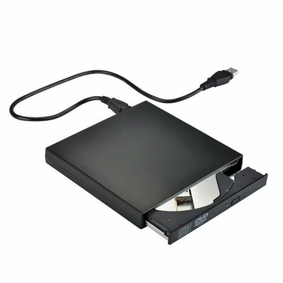 VicTsing Lecteur de DVD Externe USB 2.0 Slim Lecteur de ROM Portable Writer/rewriter/cd pour Ordinateur Portable Ordinateur de Bureau Noir