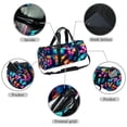 thumbnail image 2 of Butterfly All-Purpose Basketball Bag, Yoga Bag, Carry on Bag, Soccer Bag - 17.7 Inches with Interior Zipper Pocket, 2 of 6