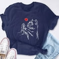 thumbnail image 2 of EcoLoom American Bully Love Cute Pitbull Dog Mom Girls Short Sleeve Unisex T Shirt, 2 of 6