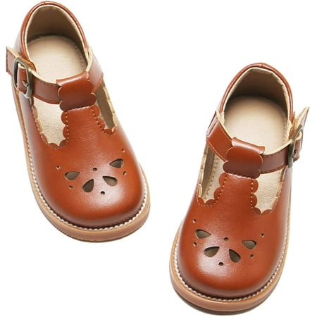 

Toddler Little Girl Mary Jane Dress Shoes - Ballet Flats for Girl Party School Shoes