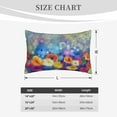 thumbnail image 6 of Naloa Spring Flower Seasonal Pillowcase, Throw Pillowcase, Wrinkle-Free, Stain-Resistant with Hidden Zipper for Bedroom Sofa - 14"x20", 6 of 9