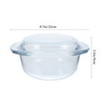 thumbnail image 2 of Glass Casserole with Lid Covered Glass Casserole Dish with Handles Microwave Safe Glass Bowl, 2 of 6