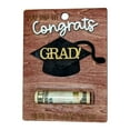 thumbnail image 1 of Wooden Graduation Money Holder Pendant Money Card Craft Souvenir (Light Brown), 1 of 7