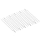 thumbnail image 5 of 10 Uds. Pinza para el cabellero, pasador para moño en apariencia de U, soporte para moño, palillos dorados/plateados , Plata, tal se describe, 5 of 9