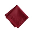 thumbnail image 3 of Elrene Home Fashions Poinsettia Noel Laser Cut Napkins, Set of 4, Red, 17" x 17", 3 of 4