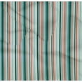 thumbnail image 4 of oneOone Organic Cotton Poplin Twill Fabric Multicolor Stripe Printed Fabric 1 Yard 42 Inch Wide, 4 of 4