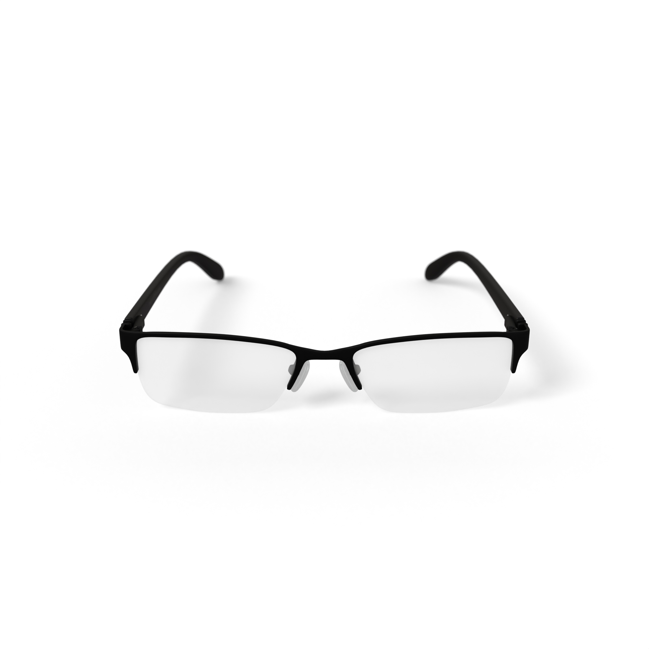 Phat Farm Men's HV708 Rectangular Prescription Eyeglasses with Case, Black