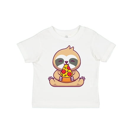 

Inktastic Sloth Pizza Gift Toddler Boy or Toddler Girl T-Shirt