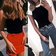 thumbnail image 4 of Tank Tops for Women Sleeveless Basic Shirt Slim Knit Ribbed Racerback Blouse Camis Top, 4 of 8