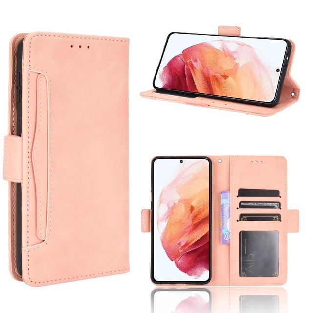Funda Tipo Billetera GANGXUN para Samsung Galaxy S21 Plus 5G – Tapa Flip con Tarjetero