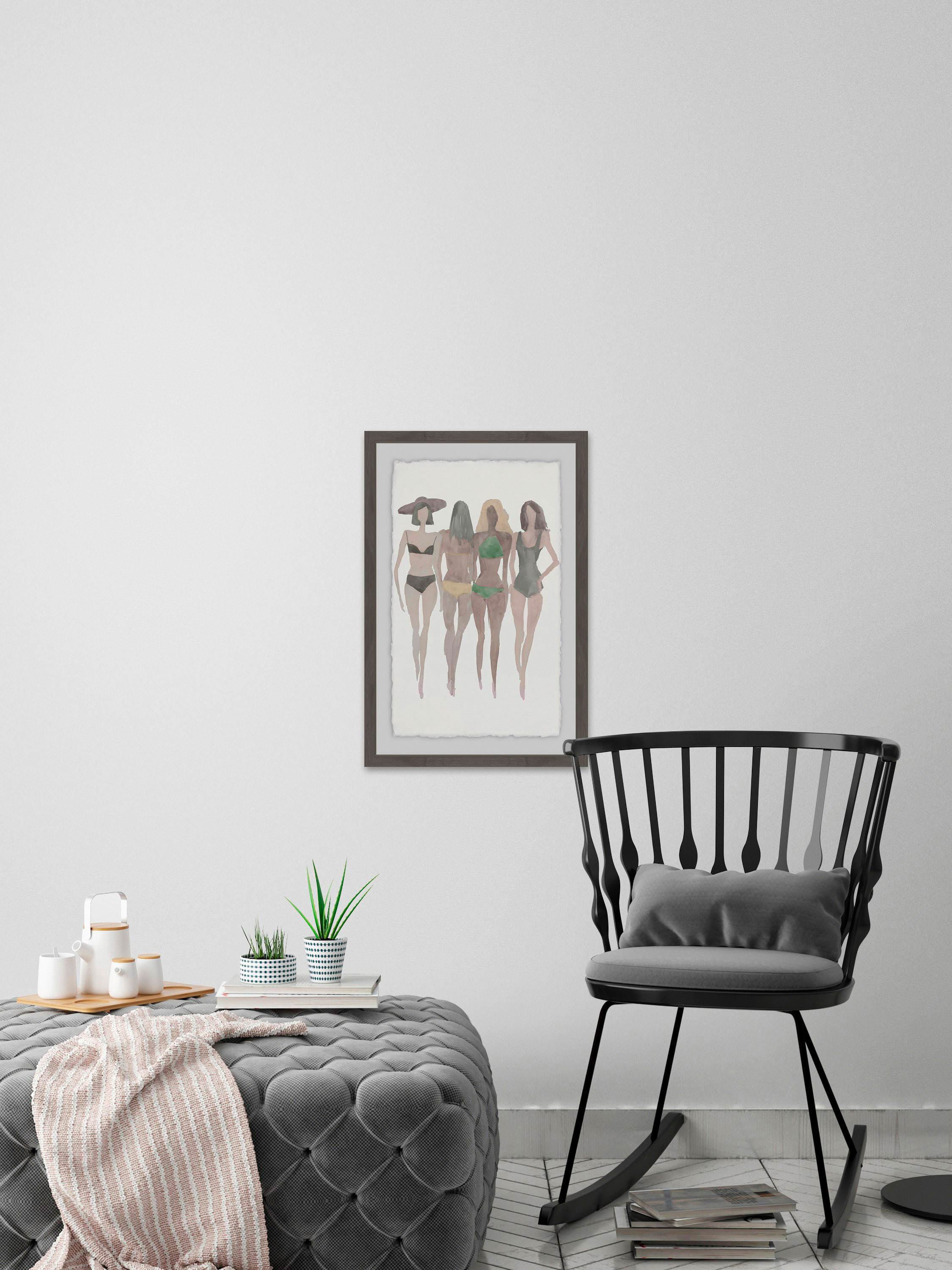 Beach II Framed Painting Print