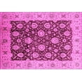 thumbnail image 1 of Ahgly Company Indoor Rectangle Oriental Pink Traditional Area Rugs, 7' x 10', 1 of 4
