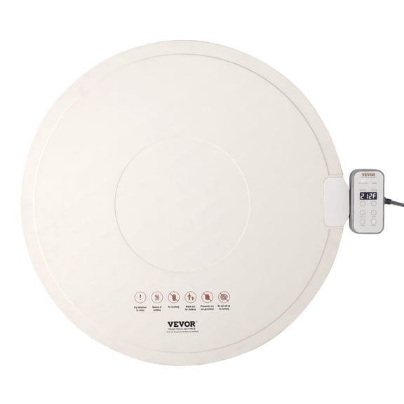 Electric Food Warming Tray with Thermostat, Rollable Heating Pad for Keeping Meals Warm