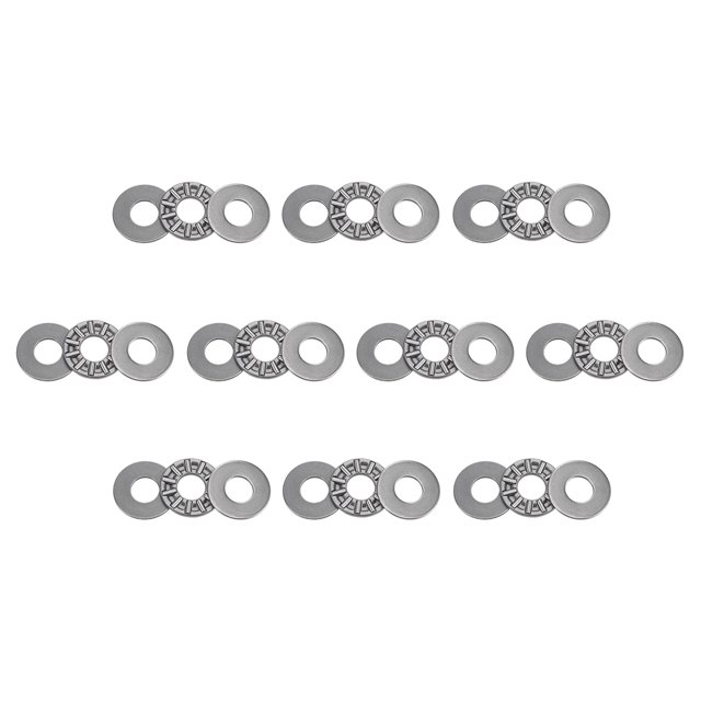 Unique Bargains AmmxK0819 Roulements à Aiguilles 8mmx19mmx2mm avec Rondelles AS0819 10pcs