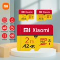 thumbnail image 2 of Xiaomi-tarjeta de memoria Flash SD de alta velocidad, tarjeta TF de 1TB, 2TB, A2, 512GB, Micro TF/SD, adaptador de tableta de 128GB qym unisex, 2 of 2