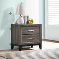thumbnail image 2 of Watson 2-drawer Nightstand Grey Oak, 2 of 11
