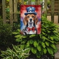 thumbnail image 2 of Beagle Patriotic Garden Flag 11.25 in x 15.5 in, 2 of 5