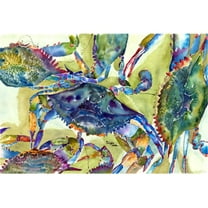 Carolines Treasures 8512PLMT Crab All Over Fabric Placemat