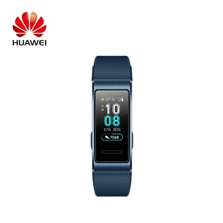 HUAWEI Band 3 Pro 0.95-Inch AMOLED Color Screen 120*240 BT 4.2 Built-In Independent GPS Smart Bracelet Real-Time Heart Rate Sleep Monitoring Health Management  for Android 4.4 / iOS 9.0 and (Best Time Management Games Ios)