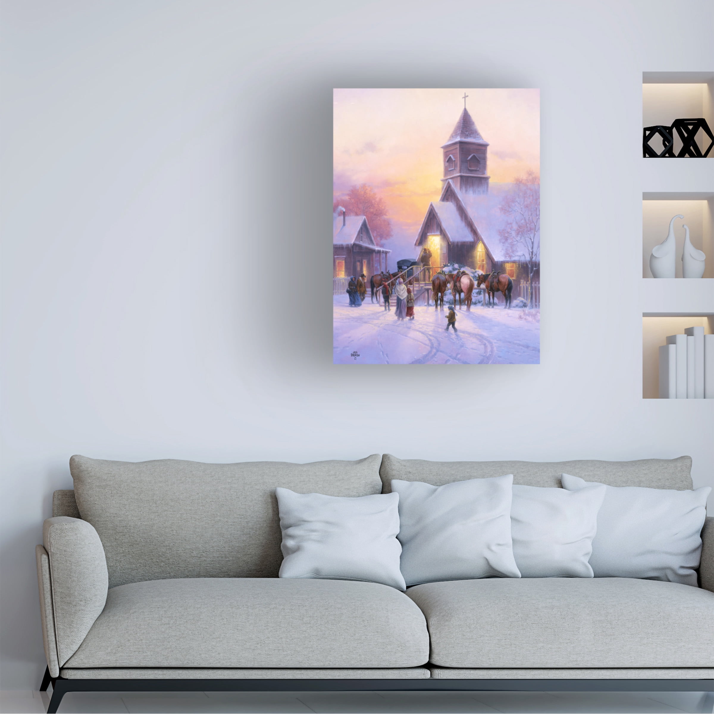 Jack Sorenson 'Sunday Service' Canvas Art