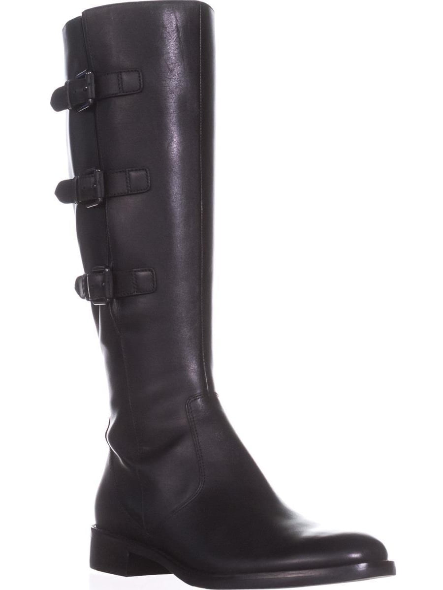 Womens ECCO Hobart Flat Comfort Riding Boots Black Walmart