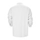 thumbnail image 4 of Camisas Hombre Camisa de manga corta para hombre, informal, de otoño, con cuello levantado, a rayas, con hebilla elástica (White, S), 4 of 7