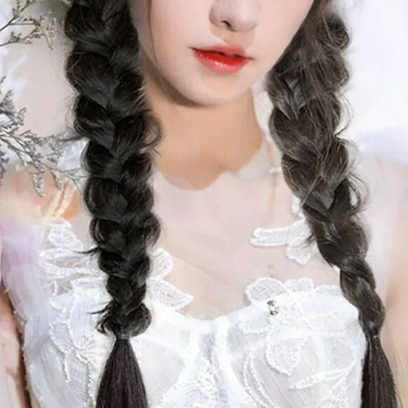 FELTECHELECTR Braided Ponytail for Women High Temperature Fibers 1Pack