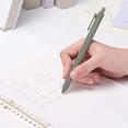 thumbnail image 5 of Dark Green 0.5mm Retractable Gel Pen, 0.5 mm, for smooth note taking, Dark Green use in study desk, 5 of 5