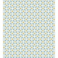 thumbnail image 3 of Ambesonne Retro Duvet Cover Set, Vintage Colored Circle Motifs, 2-Calking, White Mustard Blue Grey, 3 of 7