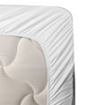 thumbnail image 6 of Ambesonne Ocean Fitted & Top Sheet Set with Shams, Summertime Seaside Pearl, Red Beige Grey, 6 of 7