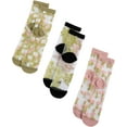 thumbnail image 2 of Women's 3 Pairs Sheer Mesh Socks Floral Thin Socks, 2 of 6