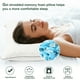 thumbnail image 2 of Triturado Memoria Espuma Almohada con Enfriamiento Gel, Transpirable Lavable Bambú Almohada Funda para Lateral y Espalda Durmientes Ajustable Suave Almohadas 50 x 75 cm Unique Bargains Almohada, 2 of 6