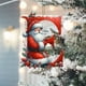 thumbnail image 4 of Adornos navideños, adornos navideños, regalos navideños, letras colgantes, decoración de acrílico, árbol de Navidad plano, decoración para fiestas en el hogar, colgante de regalo, letra plana de acríl, 4 of 4