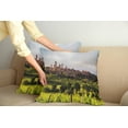 thumbnail image 2 of Ambesonne Antique Throw Pillow Cover 2 Pack, Medieval City in Italy, 20", Green Coral Dust, 2 of 5