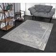 thumbnail image 2 of Logan Grey Rustic Bordred Marble Design Modern Contemporary Area Rug Runner Tapis For Living Room BedRoom Hallway Dining Size 3x5 3x10 4 by 6 5x7 6x9 8x10 9x12, 2 of 5