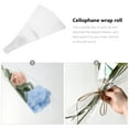 thumbnail image 7 of Frcolor Paper Cellophane Wrapping Wrap Flower Bouquet Gift Packaging Bag Single Clear Bags Sleeve Floral Rose Transparent Film, 7 of 7