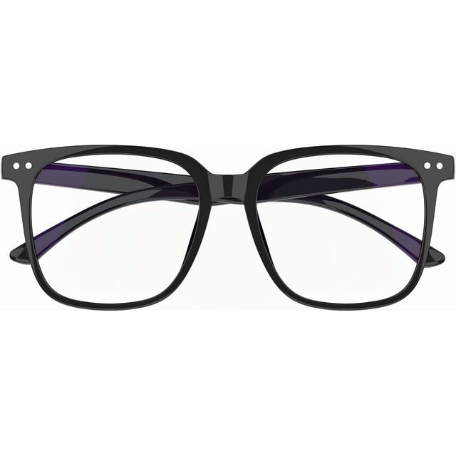 DTIUGUTAE Oversized Square Blue Light Blocking Glasses for Women Computer Reading Gaming Protection Eye