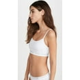 thumbnail image 4 of Calvin Klein Women's Ck One Cotton Unlined Bralette, White, XL, 4 of 6