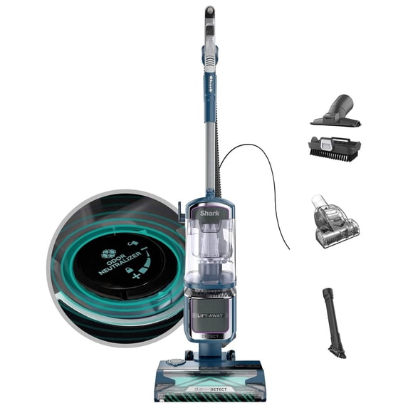 Restored Shark Detect Performance Lift-Away Upright Vacuum, Navy (Certified Refurbished)