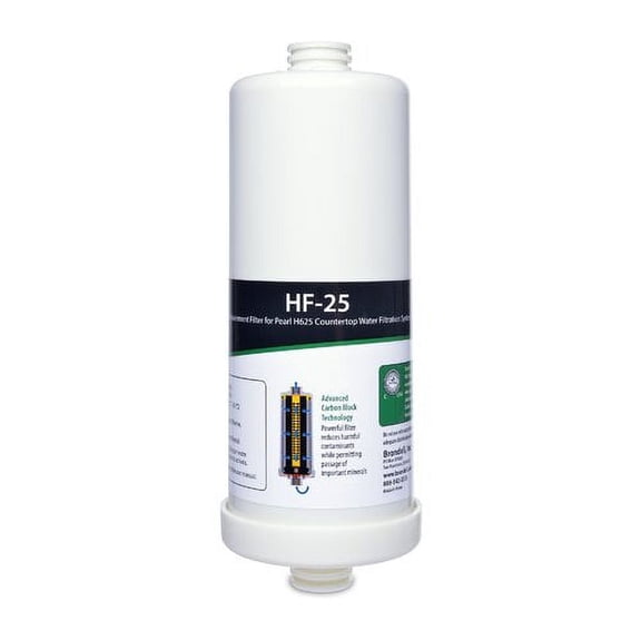 Brondell H2O  Pearl Carbon Block Replacement Water Filter for H625 Water Filtration System
