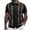 Black, variant on European Striped Knitted Men Shirt Casual Loose Comfortable Business Foreign Trade Lapel Short Sleeved Blue 3XL