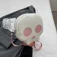 thumbnail image 5 of Small Crossbody Purses for Women Soft Leather Shoulder Bags Halloween Skull Bag Satchel Handbags with Adjustable Strap, 5 of 9