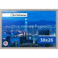 thumbnail image 3 of ArtToFrames 38x26 Inch - 97x66 CM Brown Puzzle Frame for 2000 piece Puzzles.1.25 Inch Custom MDF Puzzle Frames, Gray Oak - Comes with Economy Acrylic, 3 of 6