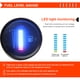 thumbnail image 2 of Indicador 12V 10 LED Gasolina para Coche 2 Pulgadas Motocicleta SUV ATV Camión, 2 of 7