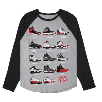 Retro Kicks Men's Evolution Of Jordan Shoes Throughout The Years
