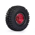 thumbnail image 2 of 2PCS High Grip 2.2 Inch RC Rubber Tire Alloy Beadlock Rims Wheel Upgrade Parts for Traxxas Hsp Redcat Tamiya Axial scx10 D90 Hpi RC Crawler, 2 of 7