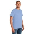 thumbnail image 5 of Gildan Short Sleeve T-Shirt for Men - 2XL Size | 100 Heavy Cotton Crew Neck Tee, Carolina Blue, 5.3 oz, 5 of 6