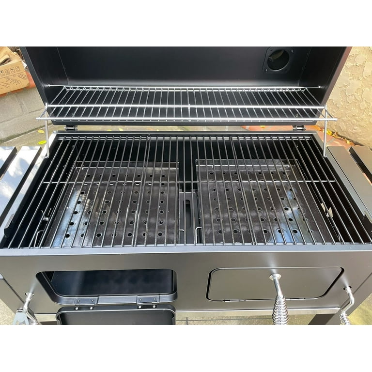 Barbecue au charbon de bois Montreal XXL 154X65X127 cm - HORNBACH