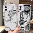thumbnail image 2 of Fundas estéticas para iPhone 14, 11, 13 Pro, Max, 12 Pro, XR, 7, 8, SE, 2022, 2020, X, Xs, 6, 6s Plus, 13, Mini Funda de silicona qiuyongmign unisex, 2 of 2