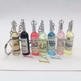 thumbnail image 2 of Llaveros de botella de vino y cerveza para hombres y mujeres, accesorios de bolsa de coche, joyería de fiesta, regalos de recuerdos de Bar, simulación de nitrógeno Turbo, 2 of 4